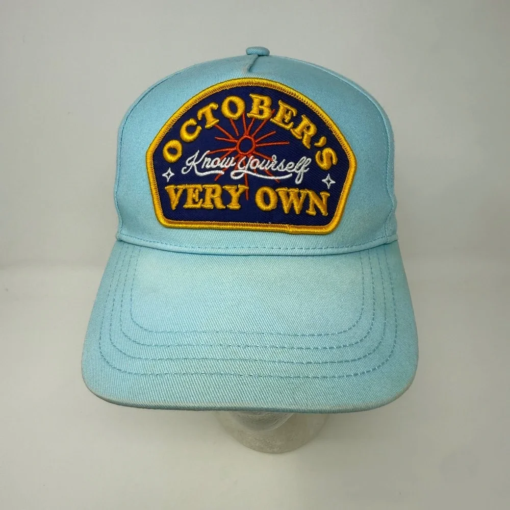OVO October's Very Own Light Blue Know Yourself Patch‎ Hat Adjustable Cap Drake